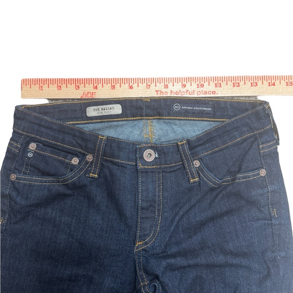AG Adrianna Goldschmied The Ballad Slim Boot jeans size 27. - Picture 5 of 10
